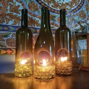 Champagne Bottle Candle