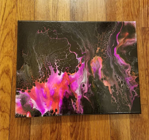 "Pink JAM" 11x14 canvas