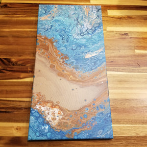 "Watery Latte" 10x20 canvas